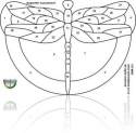 free pattern dragonfly