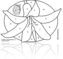 free stained glass pattern lily