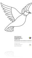 pigeon free stained glass pattern