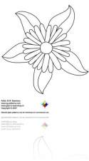 Calendula flower free pattern 