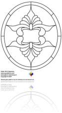baroque oval suncatcher free pattern