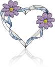 stained glass daisy