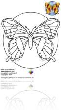 butterfly stained glass pattern