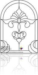 window circle top free pattern